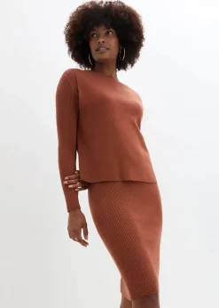 Strickkleid mit Pullunder 2tlg. Set