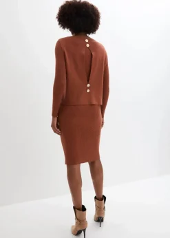 Strickkleid mit Pullunder 2tlg. Set