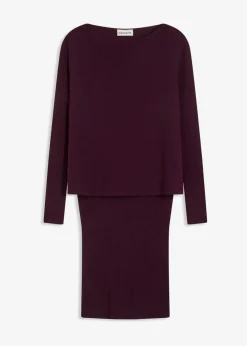 Strickkleid mit Pullunder 2tlg. Set