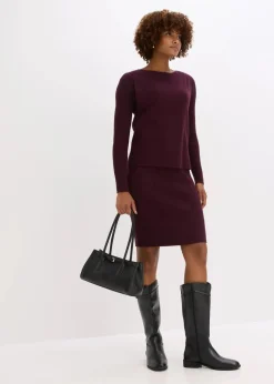 Strickkleid mit Pullunder 2tlg. Set