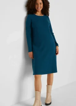 Strickkleid mit recycelter Baumwolle