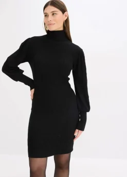 Strickkleid mit Rollkragen