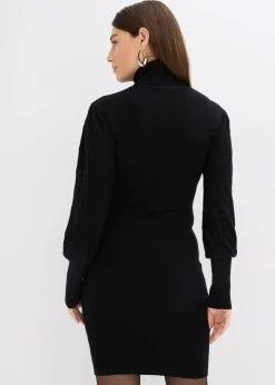 Strickkleid mit Rollkragen