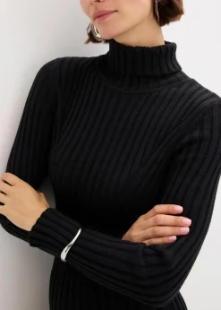 Strickkleid mit Rollkragen