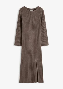 Strickkleid mit Schlitz