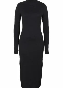 Strickkleid mit Stehkragen