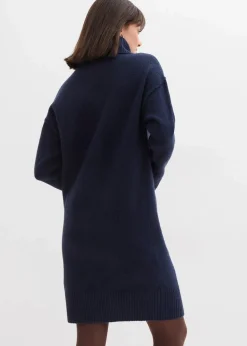 Strickkleid mit Ziernaht