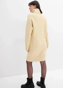 Strickkleid mit Ziernaht