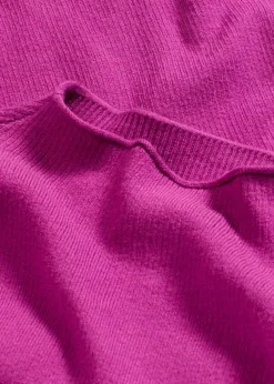 Strickpullover mit Ballonärmeln