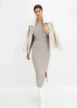 Strickrock aus softem Viskose-Mix