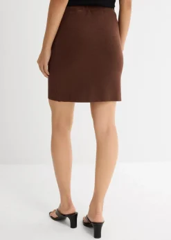 Strickrock aus Viskose-Mix