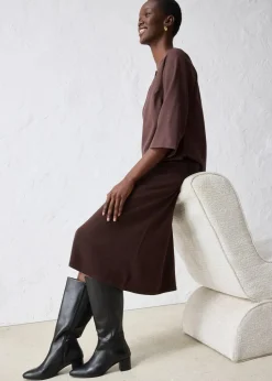 Strickrock aus weichem Woll-Mix