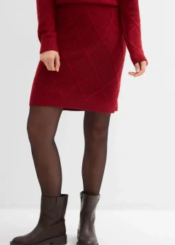 Strickrock aus Zopfstrick