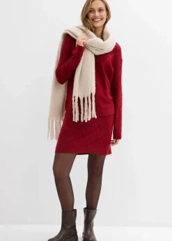 Strickrock aus Zopfstrick