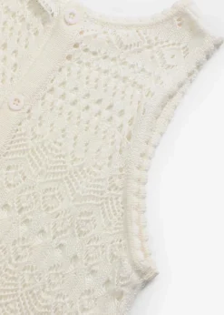 Stricktop mit Lochstrickmuster