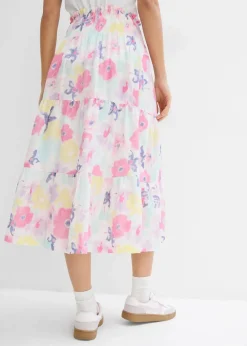 Stufenrock aus Musselin