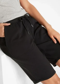 Sweat-Bermuda aus reiner Baumwolle