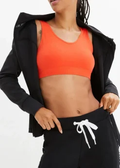 Sweathose mit Bündchen und Statement-Druck