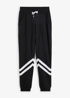 Sweathose mit Streifen