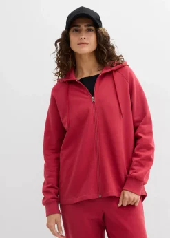 Sweatjacke aus reiner Bio-Baumwolle