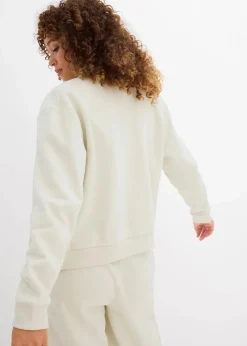 Sweatjacke aus reiner Bio-Baumwolle