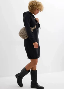 Sweatkleid aus Baumwoll-Mix