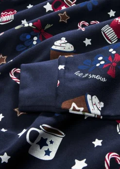 Sweatkleid aus Baumwoll-Mix