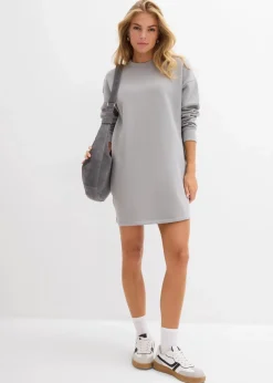 Sweatkleid aus reiner Baumwolle