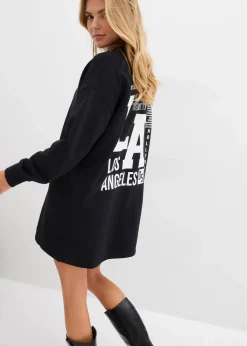 Sweatkleid aus reiner Baumwolle