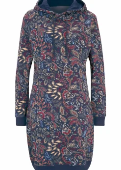 Sweatkleid, bedruckt, langarm