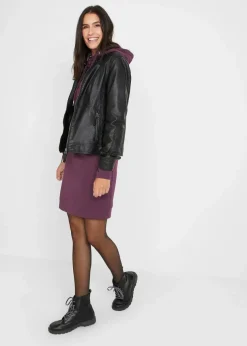 Sweatkleid mit Kapuze