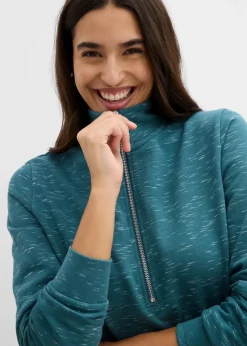 Sweatkleid mit Troyer