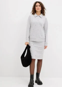 Sweatrock mit Nieten