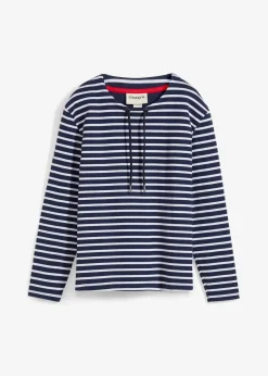 Sweatshirt aus Strukturmaterial