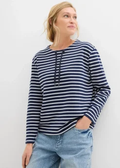 Sweatshirt aus Strukturmaterial