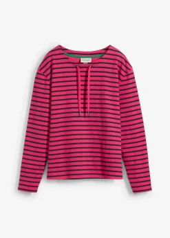 Sweatshirt aus Strukturmaterial