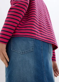 Sweatshirt aus Strukturmaterial