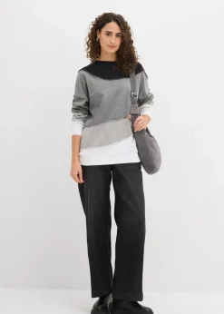 Sweatshirt aus weichem Baumwoll-Mix