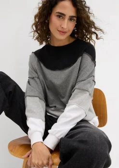 Sweatshirt aus weichem Baumwoll-Mix