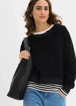 Sweatshirt aus weichem Frottee