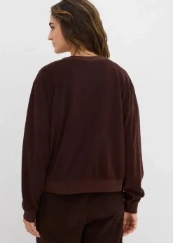 Sweatshirt aus weichem Frottee