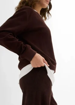 Sweatshirt aus weichem Frottee