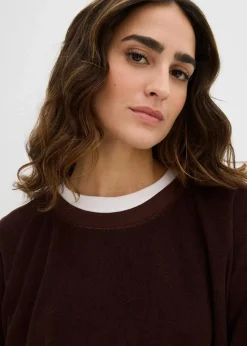 Sweatshirt aus weichem Frottee
