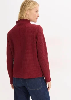 Sweatshirt mit Stehkragen