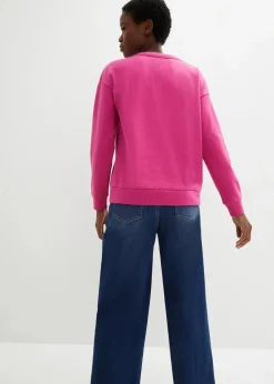 Sweatshirt mit Stickerei