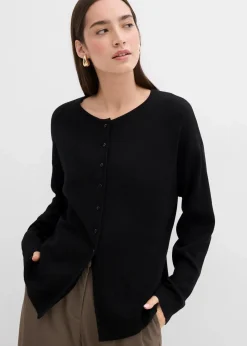 Taillierte Strickjacke aus Viskose-Mix