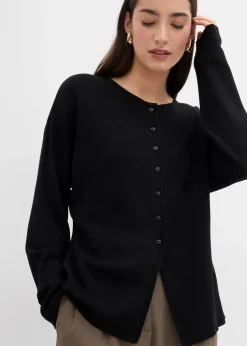 Taillierte Strickjacke aus Viskose-Mix