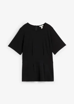 Tailliertes Shirt aus bequemen Punto di Roma