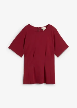 Tailliertes Shirt aus bequemen Punto di Roma