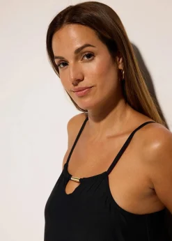 Tankini mit Cut-Out am Ausschnitt (2-tlg.Set)